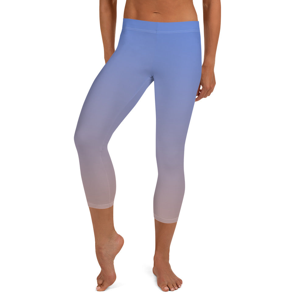 Seaside Dream Women's Capri Leggings - FLAKOUT