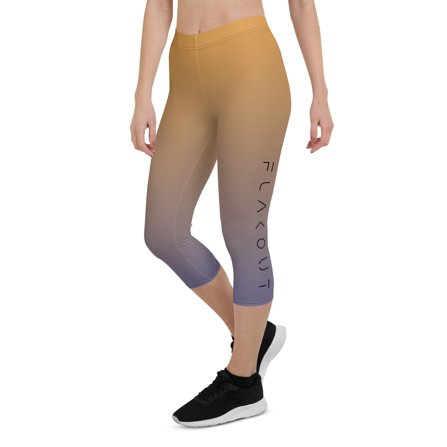 Dusk Blaze Women's Capri Leggings - FLAKOUT