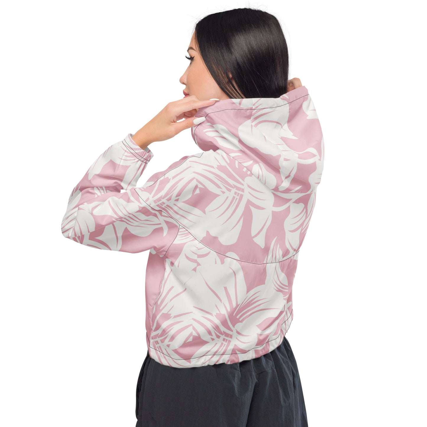 Garden Grace Women’s Cropped Windbreaker - FLAKOUT