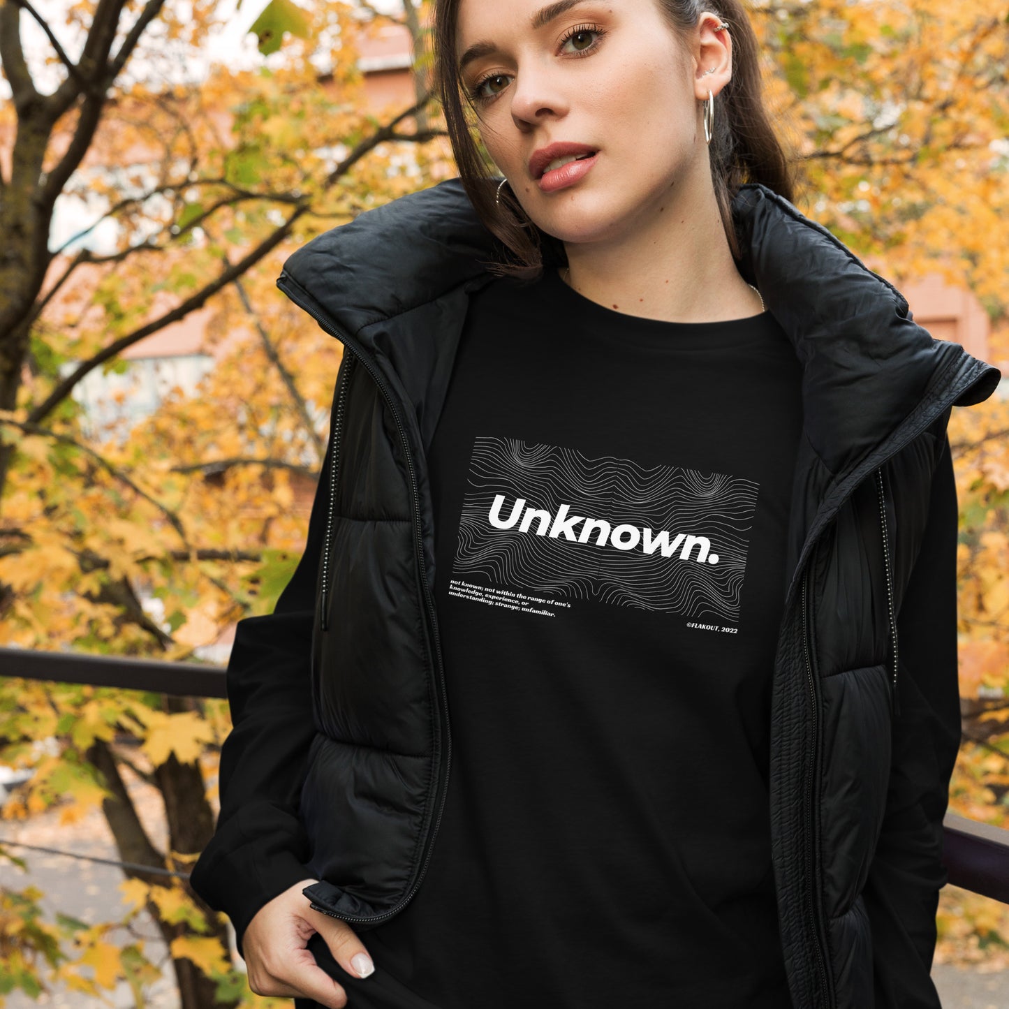 Veil Of The Unknown. Long Sleeve Tee - FLAKOUT