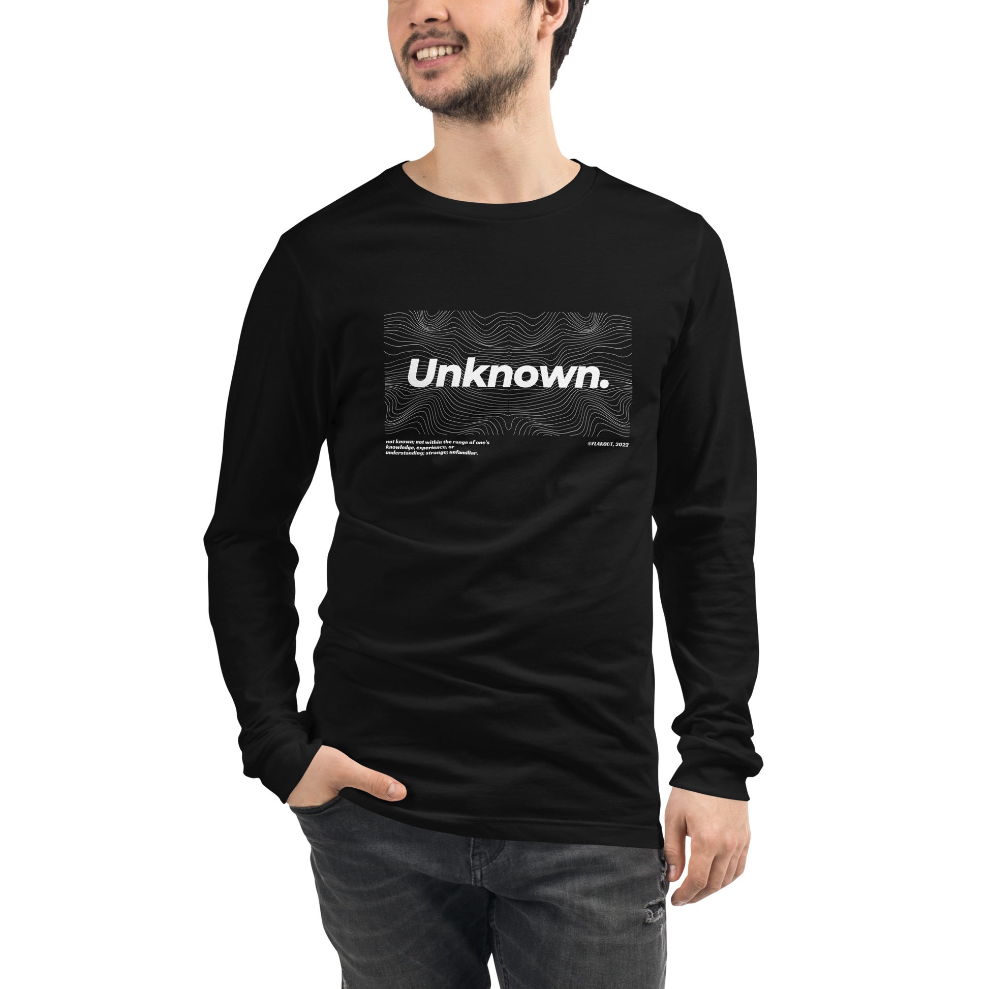 Veil Of The Unknown. Long Sleeve Tee - FLAKOUT