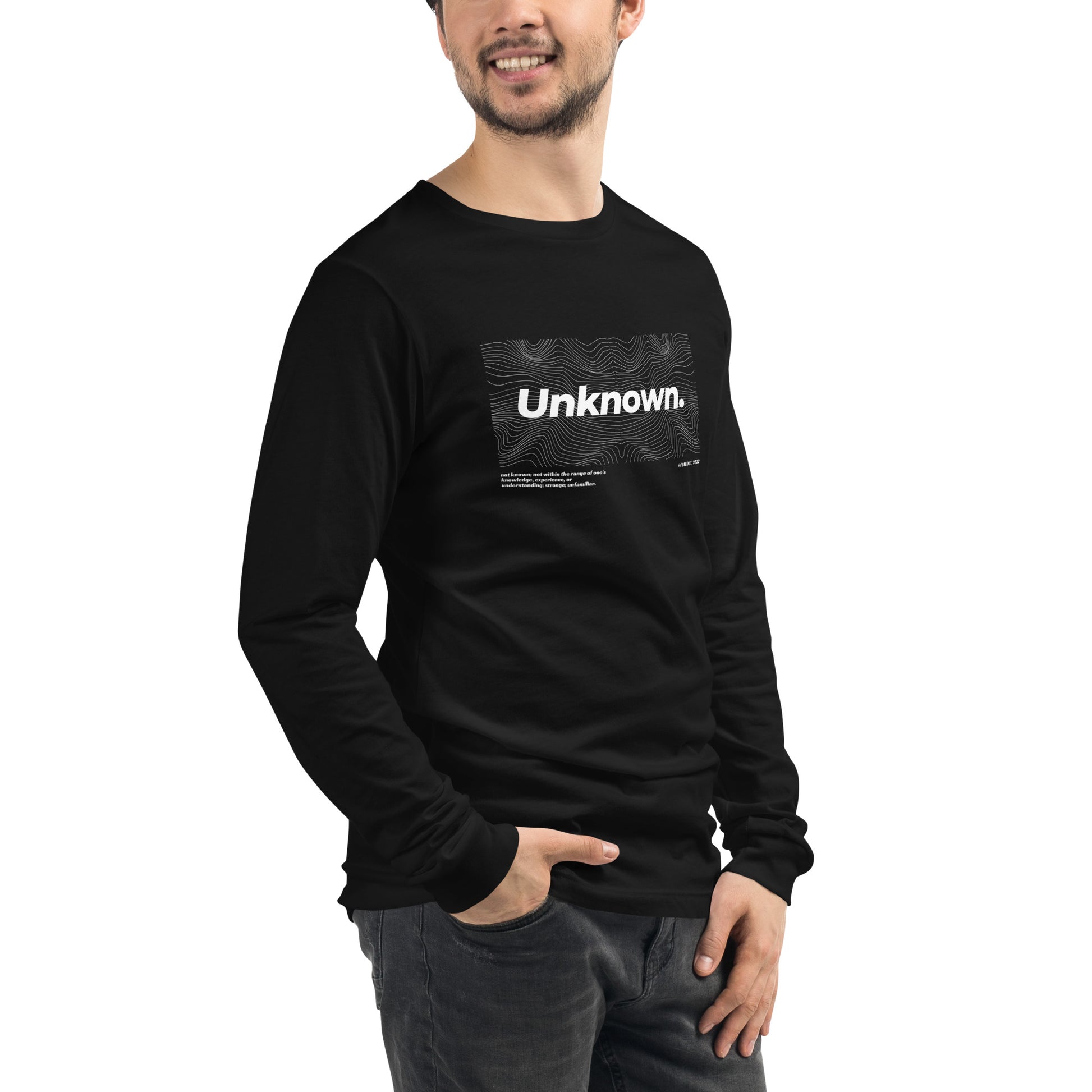 Veil Of The Unknown. Long Sleeve Tee - FLAKOUT