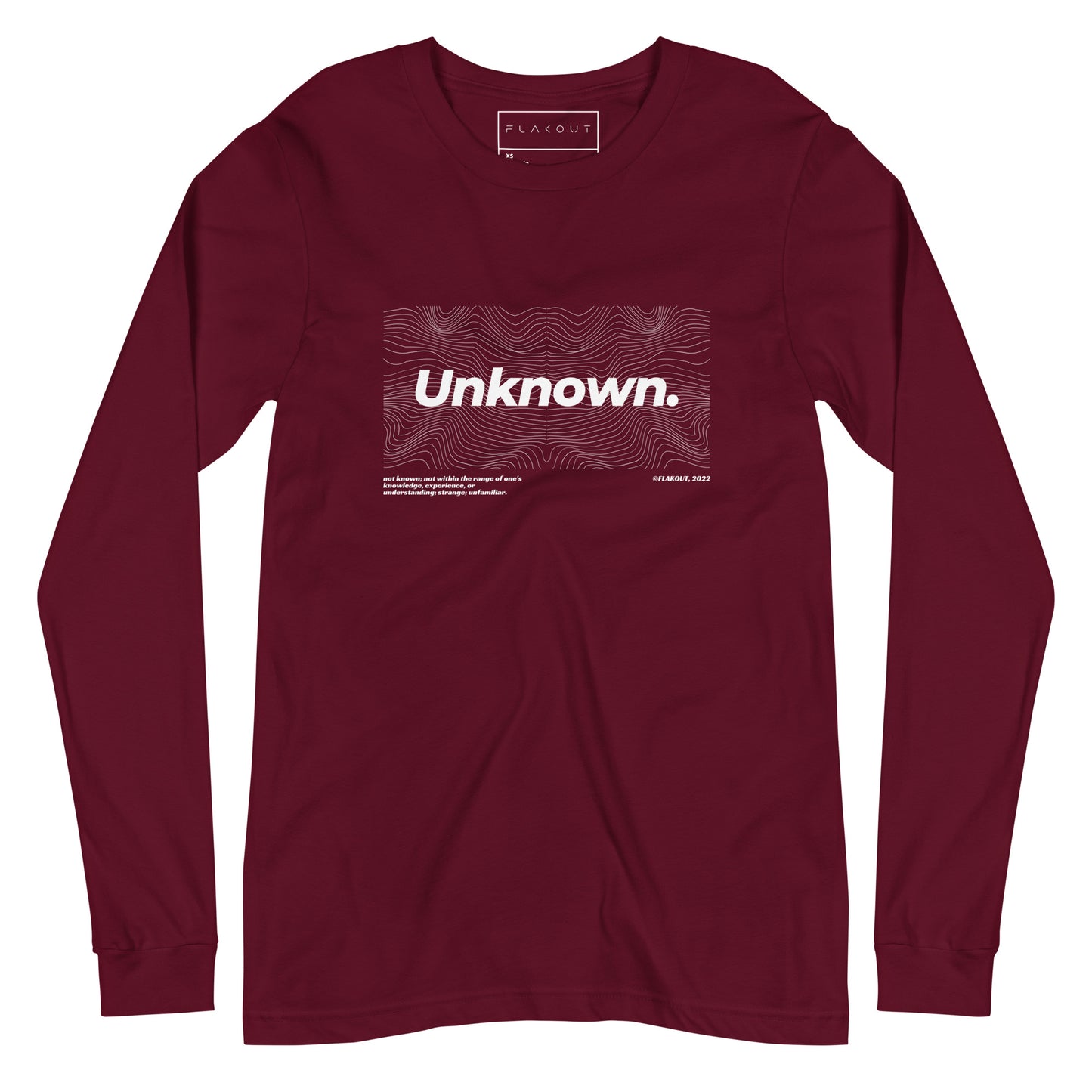 Veil Of The Unknown. Long Sleeve Tee - FLAKOUT