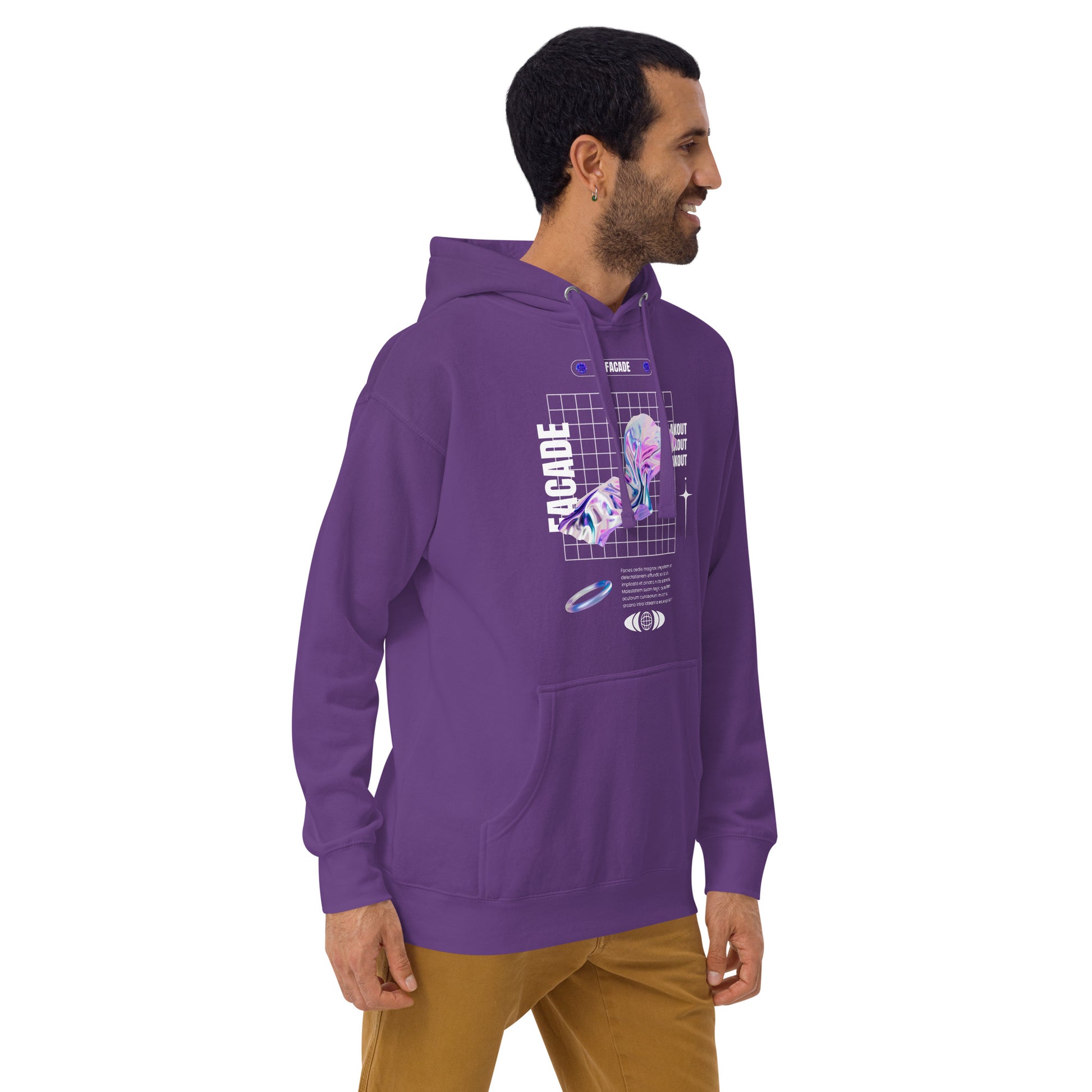 Facade Unisex Hoodie - FLAKOUT