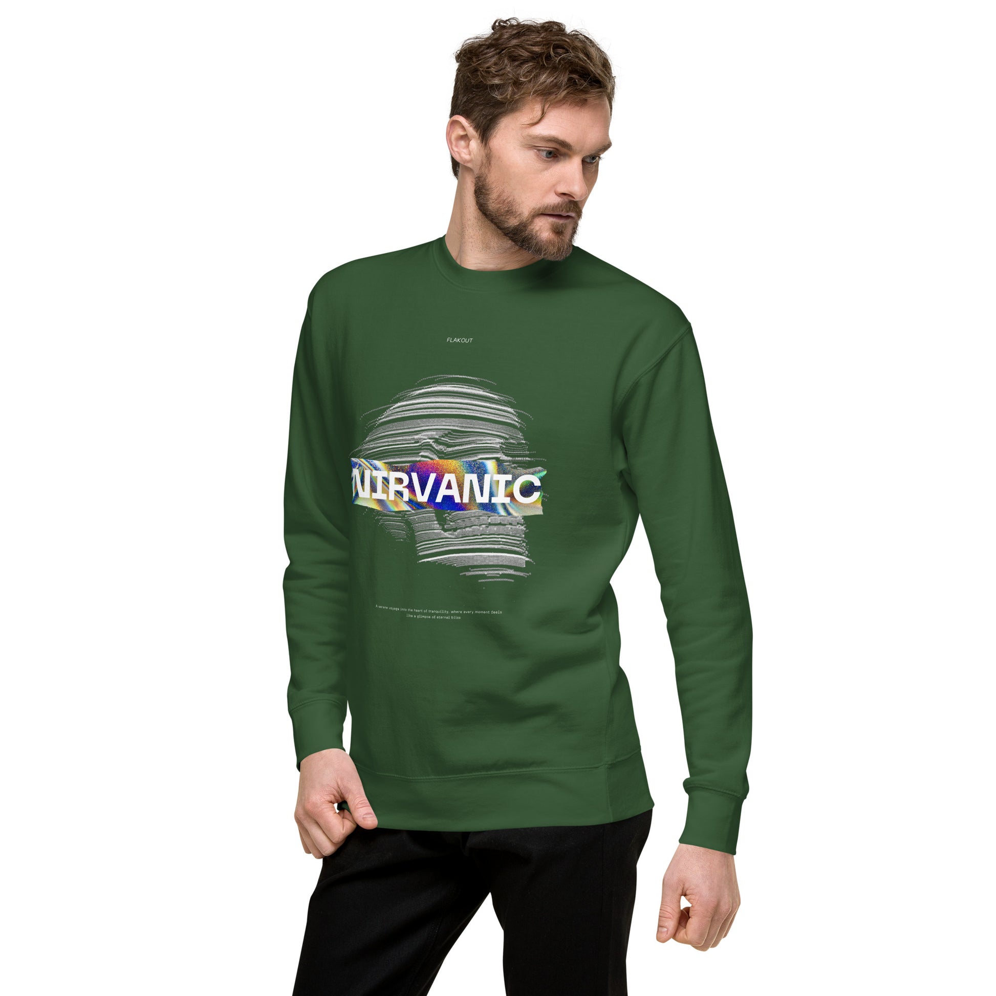 Nirvanic Unisex Fleece Sweatshirt - FLAKOUT