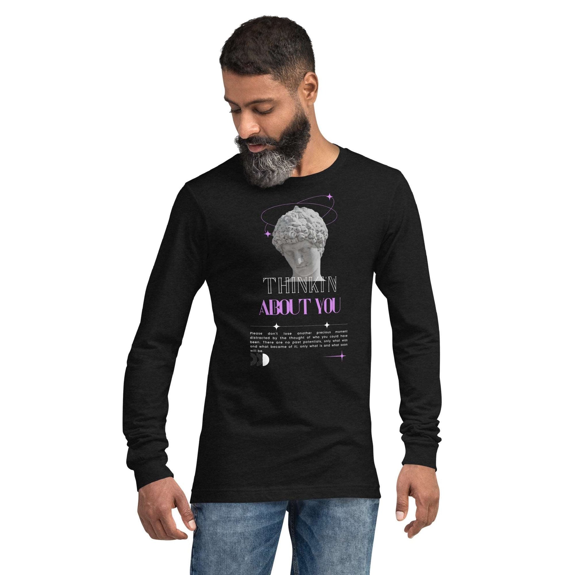 Mindfully Thinki'n About You Long Sleeve Tee - FLAKOUT