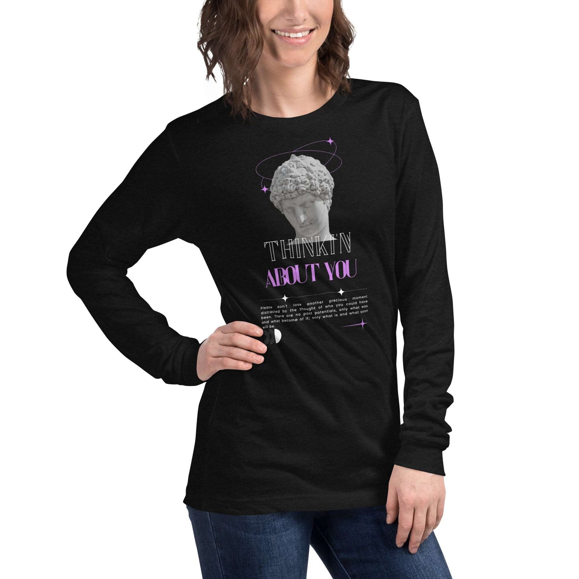 Mindfully Thinki'n About You Long Sleeve Tee - FLAKOUT