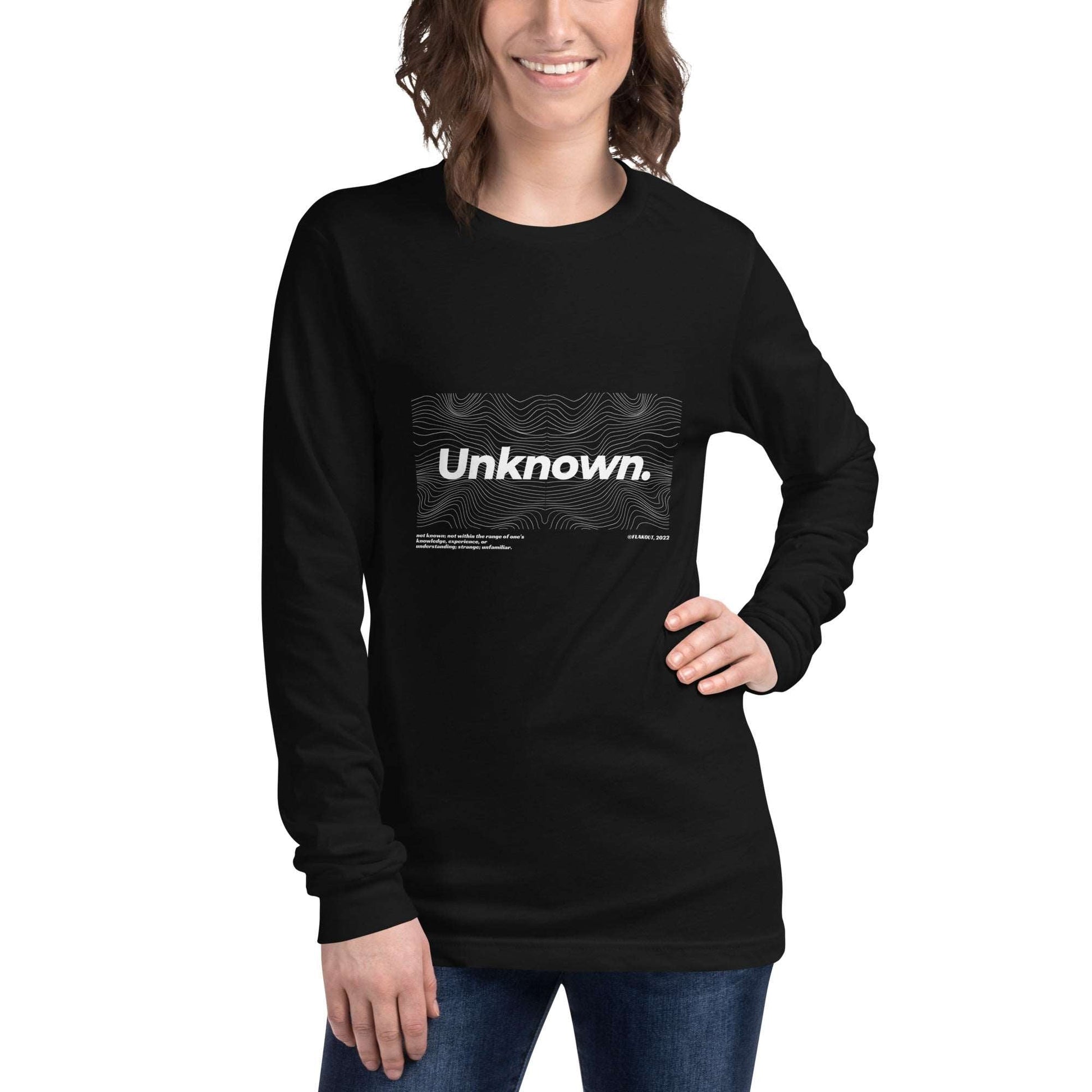 Veil Of The Unknown. Long Sleeve Tee - FLAKOUT