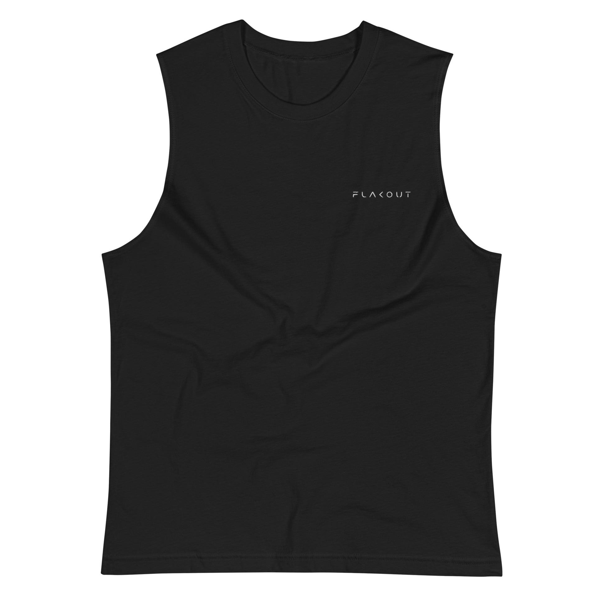 Muscle Shirt Embroidered Logo - FLAKOUT